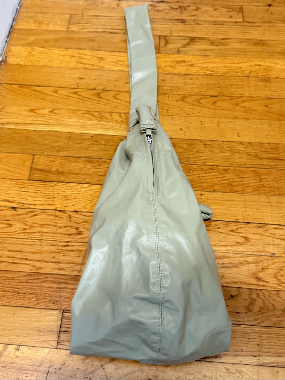 Lemaire Croissant Shoulder Bag in Light Sage